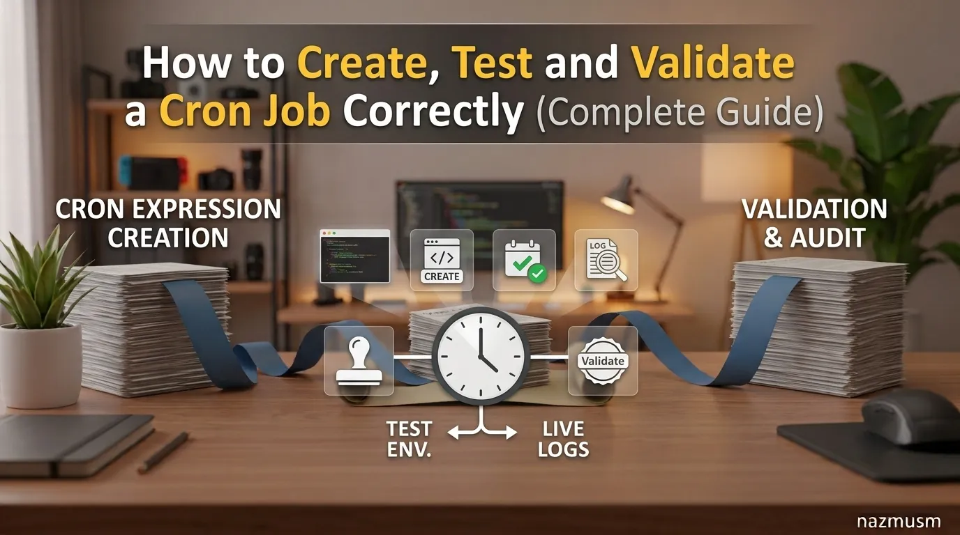 How to Create, Test and Validate a Cron Job Correctly (Complete Guide)