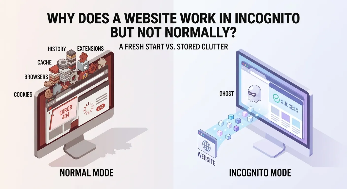 Why Does a Website Work in Incognito but Not Normally?